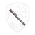 MachineWise Sonora Low Volt Fade Distressed Fine Step Milled Titanium with Brass Bolster, Stonewash 20CV