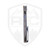 MachineWise Sonora Low Volt Fade Distressed Fine Step Milled Titanium with Brass Bolster, Stonewash 20CV