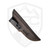 Redroot Blades Survival Scout Black Linen Micarta and Copper, AEB-L