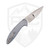 ProTech Cambria 2 Flipper Custom 004 Grey Aluminum and TechnoCarbo Copper, Mike Irie Compound Ground Blade - 2025CabriaCustom004