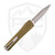 Core Edge USA 0331 OTF Double Edge OD Green Echo HoneyCore Milled Aluminum, Blast and Satin MagnaCut