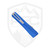 Core Edge USA 0331 OTF Tanto Blue Pulsar Milled Aluminum, Blast and Satin MagnaCut