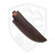 LT Wright Pronghorn Scandi Grind Orange Black G10 3V