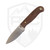 LT Wright Knives Patriot Flat Grind Natural Micarta A2