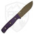 Hellbender Blade Co Snot Otter 4.0, Purple G10 Tan AEB-L