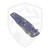 Hinderer Knives Eklipse 3.5" Skinny Slicer, FDE G10 Battle Blue Ti Magnacut