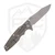 Hinderer Knives Eklipse 3.5" Skinny Slicer, Blue G10 Battle Bronze Ti Magnacut