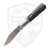 Jack Wolf Knives Gateway Barlow, Black Carbon Fiber Scales, Satin 14C28N