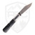 Jack Wolf Knives Gateway Barlow, Black Carbon Fiber Scales, Satin 14C28N