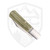 Jack Wolf Knives Gateway Barlow, Green Canvas Micarta Scales, Satin 14C28N