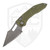 Microtech Stitch Auto, OD Green Aluminum / Apocalyptic M390, Fully Serrated - 169-12APOD