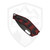 Heretic Knives Medusa Auto Recurve DLC, Red & Black G10 Chassis - H012-6A-G10/RD