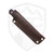 LT Wright Frontier Valley Double Red Micarta Flat Ground A2