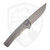 MachineWise Sonora Raw Diamond Milled Green Titanium Bolster, Lightwash S90V