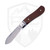 Jack Wolf Knives K9 Jack Steel Series Redstone Richlite Sawcut, Satin 154CM