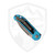 Microtech LUDT Gen 3 Drop Point Turquoise Aluminum, Stonewash M390MK - 1135-10TQ