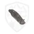 Hinderer Knives  XM-24 Skinny Wharncliffe Blue G10 Working Finish, Working Finish S45VN