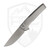 MachineWise Sonora Raw Streamline Milled Raw Titanium Bolster, Stonewash S90V