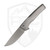 MachineWise Sonora Raw Diamond Milled Raw Titanium Bolster, Stonewash S90V #1385