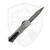 Microtech Hera II Mini Double Edge Jack o' Lantern Signature Series Brushed Metal Aluminum, M390MK -  1702M-1BMHWJLS