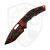 Heretic Knives Medusa Auto Recurve Magma Orange, Magnacut - H012-MAG-OG