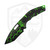 Heretic Knives Medusa Auto Recurve Magma Toxic Green, Magnacut - H012-MAG-TX