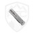 ProTech Godson Silver Aluminum w/ Crosscut Carbon Fiber, Satin 20CV - 7210-Silver Crosscut