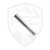 ProTech Godson Silver Aluminum w/ Crosscut Carbon Fiber, Satin 20CV - 7210-Silver Crosscut