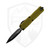 Microtech UTX-85 Gen IV Double Edge OD Green Aluminum, Black M390MK - 12324-1OD