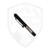Microtech UTX-85 Gen IV Double Edge Patrially Serrated Black Aluminum, Apocalyptic M390MK - 12324-11AP