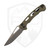 Dead Reckon Knives Ridgeback Modified Clip Point Non-Flipper, Full OD Green G10 Scales, Stonewash Magnacut - RB-3545-21