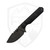 Tactical Pterodactyl Midsize Camper Black Micarta, Dark Stonewash 52100