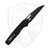 Civivi Guile Front Flipper, Black G10, Black Stonewash 14C28N - C24062B1