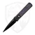 ProTech Godson Auto Black Aluminum Handle w/ Violet Marble Carbon Inlay, DLC Satin 20CV Blade - 7214-Violet CF 20CV