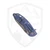 Hinderer Knives XM-18 3.5" Sheepsfoot Stonewash Blue Ti, Blue G10, Stonewash S45VN