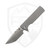 Chaves T.A.K. Tanto Integral, Stonewash Titanium, Belt Satin M390