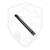 Microtech LUDT Gen 3 Tanto Clear Aluminum, Apocalyptic M390MK - 1136-10APNC