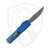 Microtech UTX-85 Gen IV Single Edge Blue Aluminum, Apocalyptic M390MK - 12314-10APBL