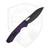 Bestechman Knives Firebird Purple G10, Black PVD D2 - BMK05D