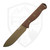 Hellbender Blade Co Mudpup Burlap Micarta, Coyote Tan Magnacut