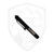 Microtech UTX-85 Gen IV Tanto Edge Black Aluminum, Apocalyptic M390MK - 12334-10AP