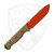Hellbender Blade Co Mudpup OD Green Micarta, Orange Magnacut
