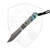 Jack Wolf Knives Backwoods FIXedc Fixed Blade Abalone, Belt Satin S90V