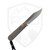 Jack Wolf Knives Backwoods FIXedc Fixed Blade Star Burst Milled Titanium, Belt Satin DLC S90V