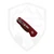 ProTech Runt 5 Red Aluminum, Wharncliffe Satin Magnacut - R5300-LTD Red