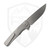 MachineWise Sonora Raw  Streamline Milled Titanium with Raw Titanium Bolster, Stonewash S90V - #1654