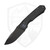 Remette Rhino Button Lock. Black Micarta, Black 14C28N - TMC25B