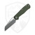 Ironfly Syperfly Linerlock, Army Green G10, Satin 14C28N - VF03-GN