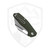 Ironfly Yolo Button Lock, Army Green G10, Satin 14C28N - VF02-GN