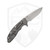 Hinderer Knives XM-18 3.25 Spear Point, Working Finish Titanium, Translucent Green G10, Stonewash S45VN
